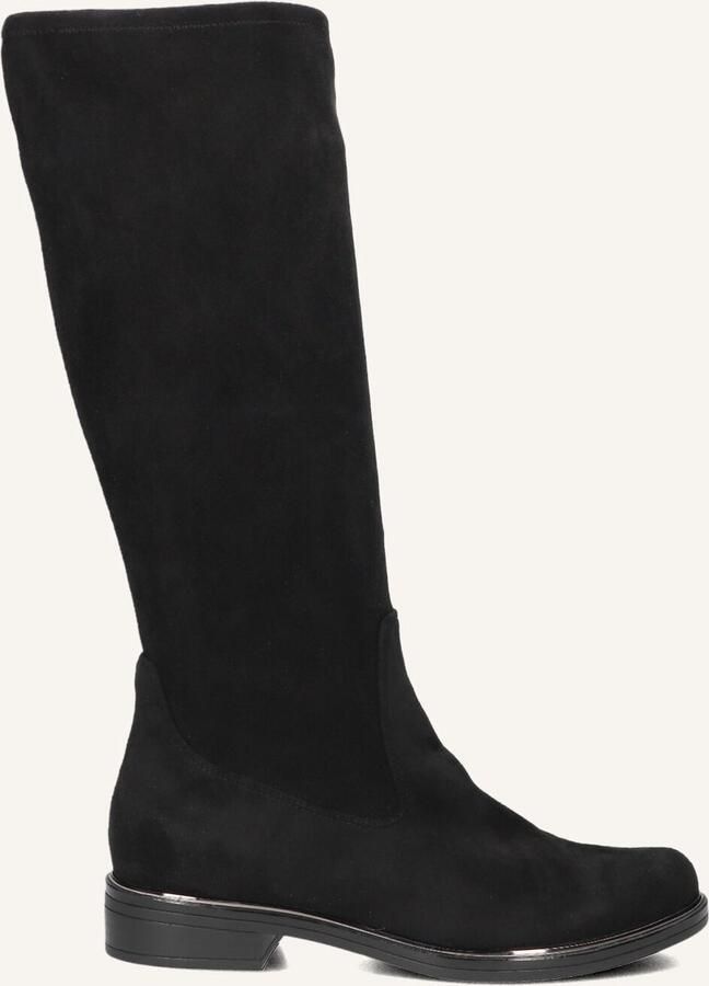 STEFANO LAURAN Hoge Laarzen Dames 25512-23 Maat: 42 Materiaal: Suèdelook Kleur: Zwart - Foto 2