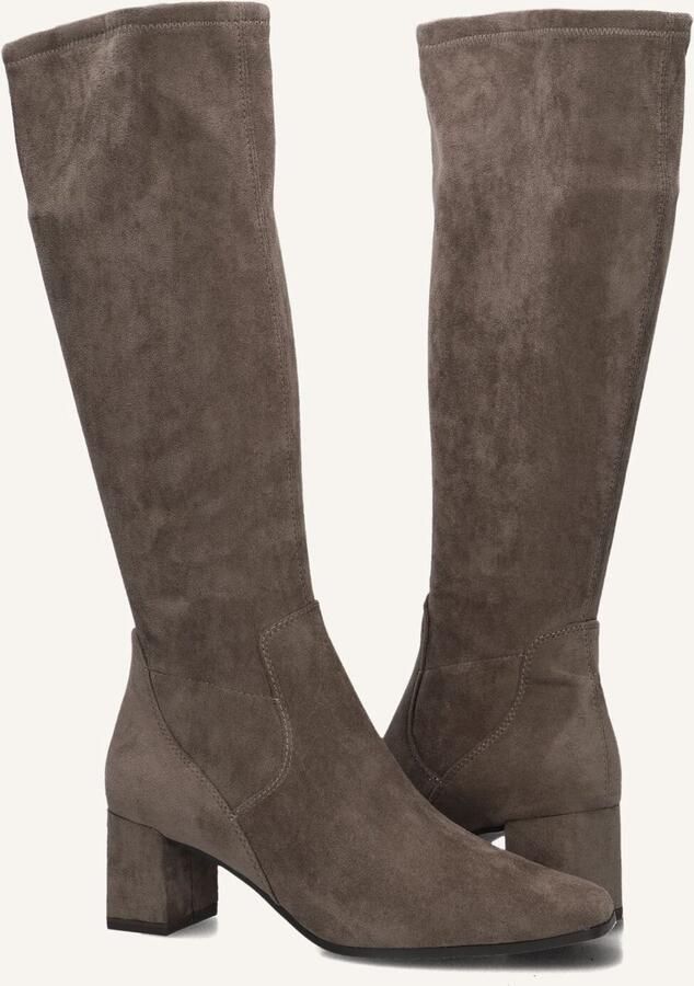 STEFANO LAURAN Hoge Laarzen Dames 25547 Maat: 42 Materiaal: Suède Kleur: Taupe - Foto 2