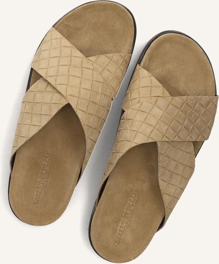 STEFANO LAURAN Slippers Heren 26001 Maat: 42 Materiaal: Suède Kleur: Camel - Foto 5