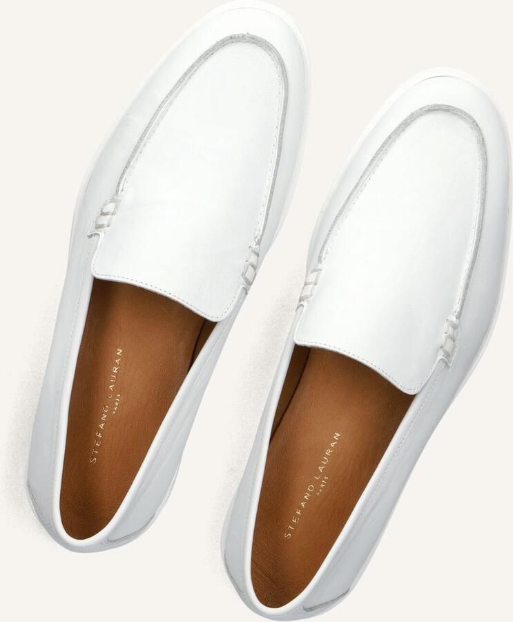 STEFANO LAURAN Loafers Heren 3564 Maat: 45 Materiaal: Leer Kleur: Wit - Foto 2