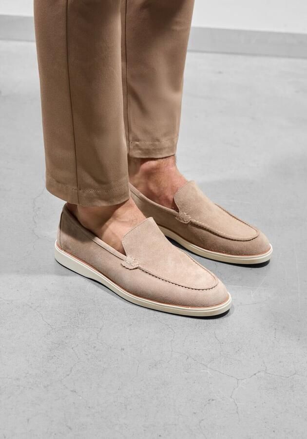 STEFANO LAURAN Loafers Heren 3564 Maat: 41 Materiaal: Suède Kleur: Beige - Foto 4