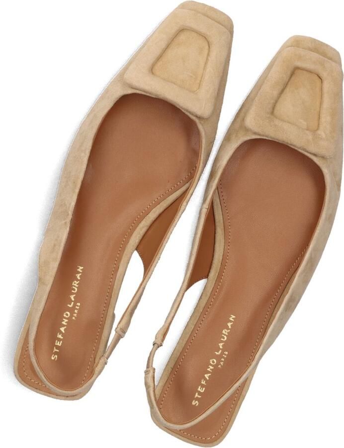 STEFANO LAURAN Slingbacks Dames 58577a Maat: 42 Materiaal: Suède Kleur: Beige - Foto 3
