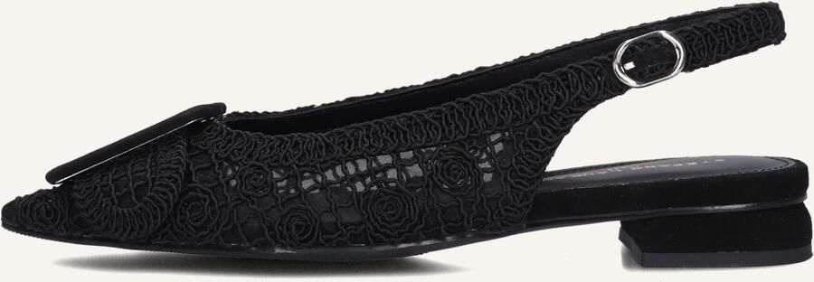 STEFANO LAURAN Slingbacks Dames 586131677 K Maat: 39 Materiaal: Textiel Kleur: Zwart - Foto 3