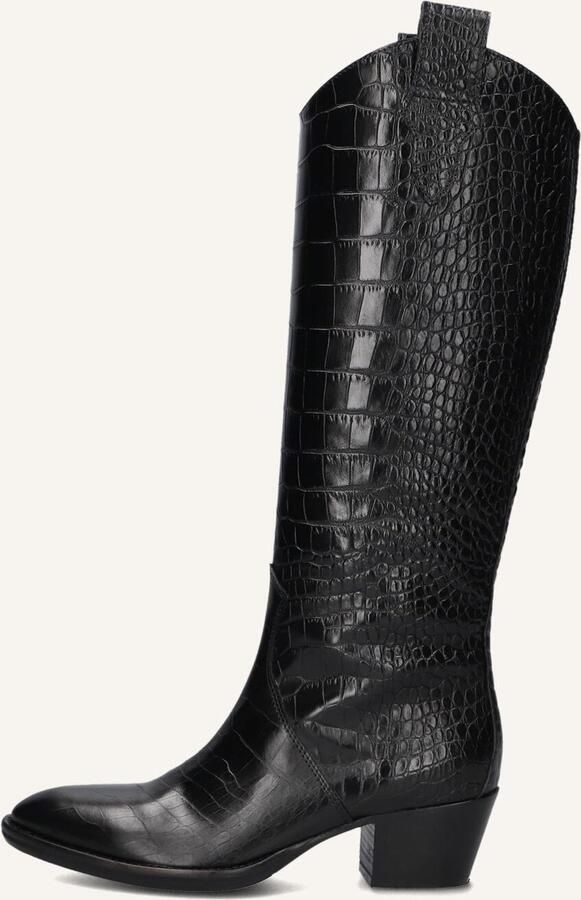 STEFANO LAURAN Hoge Laarzen Dames 702-08 Maat: 40 Materiaal: Leer Kleur: Zwart - Foto 3