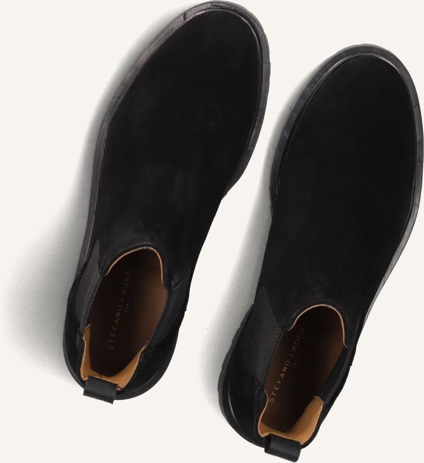 STEFANO LAURAN Chelsea Boots Heren 7327 Maat: 46 Materiaal: Suède Kleur: Zwart - Foto 3