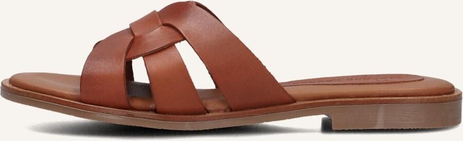 STEFANO LAURAN Slippers Dames 790 Maat: 39 Materiaal: Leer Kleur: Cognac - Foto 2
