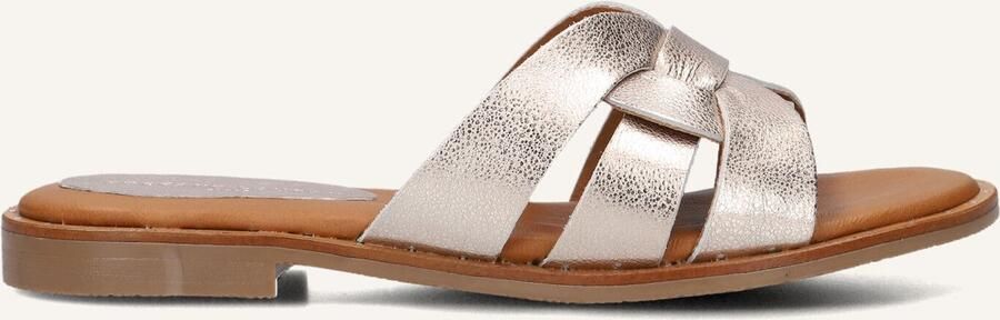 STEFANO LAURAN Slippers Dames 790 Maat: 37 Materiaal: Leer Kleur: Goudkleurig - Foto 2
