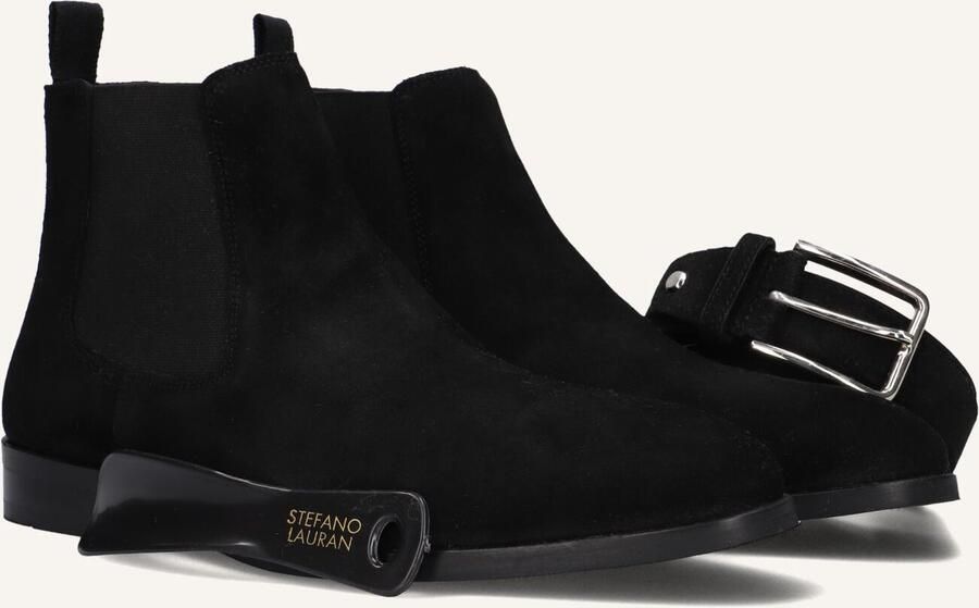 STEFANO LAURAN Chelsea Boots Heren 92302 Maat: 41 5 Materiaal: Suède Kleur: Zwart - Foto 6