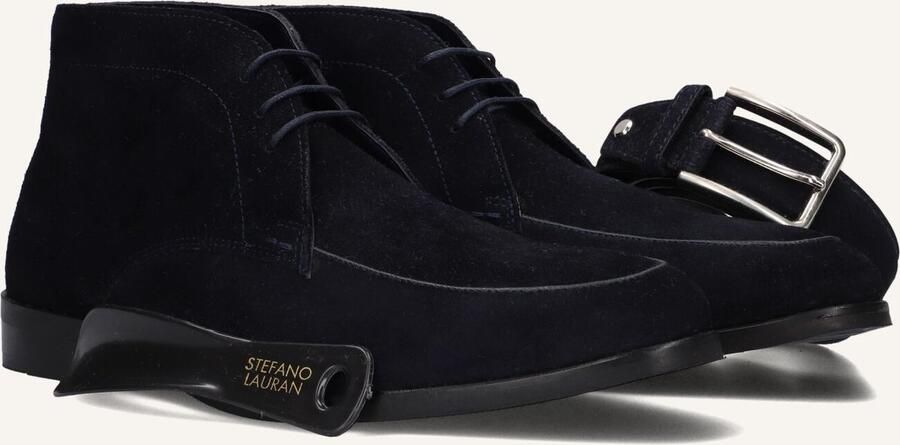 STEFANO LAURAN Veterschoenen Heren 92303 Maat: 45 Materiaal: Suède Kleur: Blauw - Foto 6