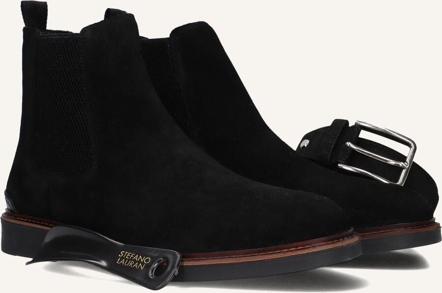 STEFANO LAURAN Chelsea Boots Heren 92903 Maat: 42 Materiaal: Suède Kleur: Zwart - Foto 7