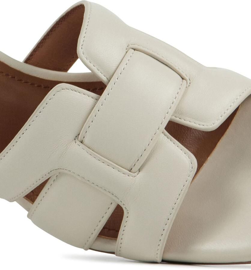 Stefano Lauran BiBi Lou Slippers Dames Sandalen Instappers Damesschoenen Leer Blokhak 761Z10VK Zwart - Foto 13