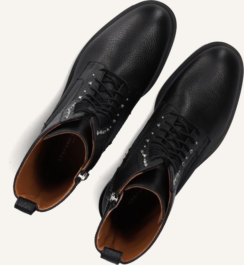 STEFANO LAURAN Enkellaarsjes Dames B5666 Maat: 40 Materiaal: Leer Kleur: Zwart - Foto 3