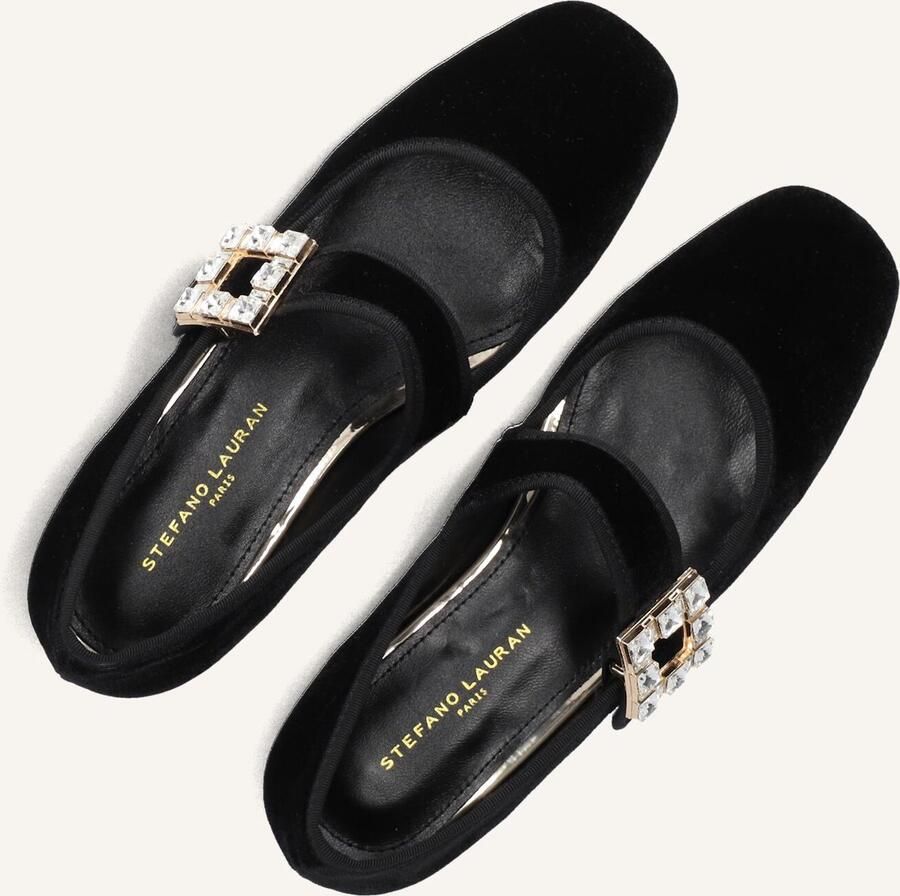 STEFANO LAURAN Ballerina Dames Bailarina Adorno Maat: 41 Materiaal: Suède Kleur: Zwart - Foto 3