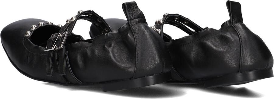 Stefano Lauran Bailarina Arrugada Ballerina's Ballarina Schoenen Instappers Dames Zwart - Foto 6