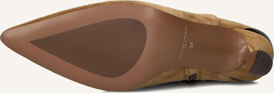 STEFANO LAURAN Enkellaarsjes Dames Botin Maat: 40 Materiaal: Suède Kleur: Camel - Foto 3