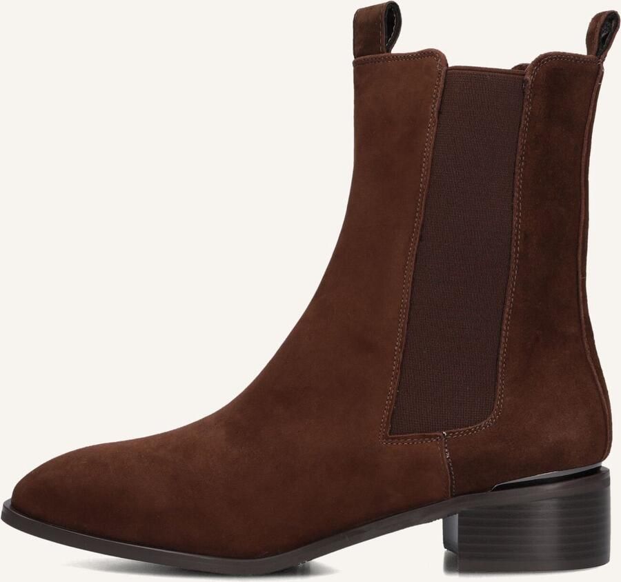 STEFANO LAURAN Chelsea Boots Dames Botin Plano Suède Bruin - Foto 3