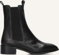 STEFANO LAURAN Chelsea Boots Dames Botin Plano Leer Zwart - Zwart