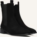 STEFANO LAURAN Chelsea Boots Dames Botin Plano Suède Zwart - Zwart