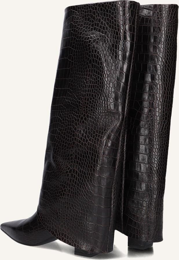 STEFANO LAURAN Hoge Laarzen Dames Brenda12 Maat: 40 Materiaal: Leer Kleur: Bruin - Foto 2