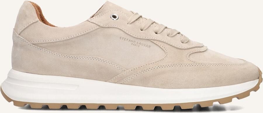 STEFANO LAURAN Lage Sneakers Heren Champ Maat: 45 Materiaal: Suède Kleur: Beige