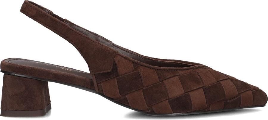 STEFANO LAURAN Slingbacks Dames D24062 Suède Bruin