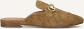 STEFANO LAURAN Instappers Dames D24083 Suède Camel - Bruin