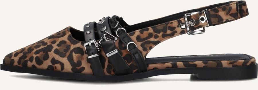 STEFANO LAURAN Slingbacks Dames D241192129 Maat: 39 Materiaal: Suède Kleur: Camel - Foto 3