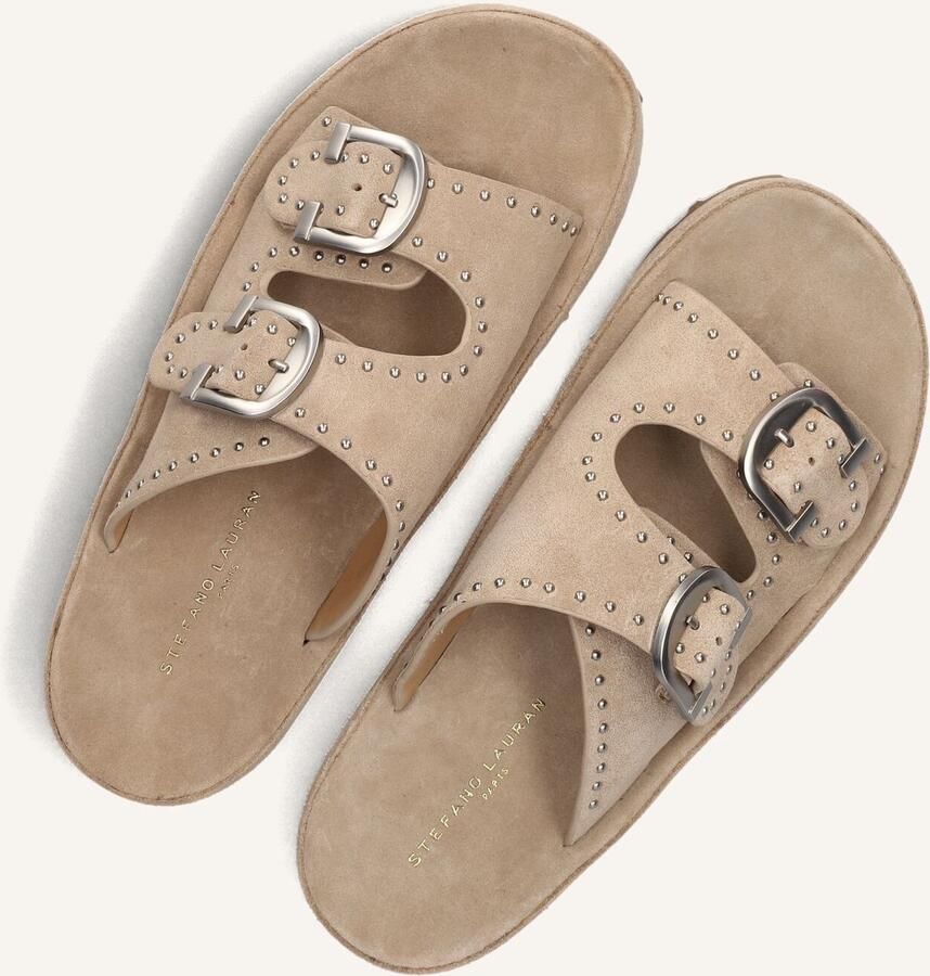 STEFANO LAURAN Slippers Dames Dk56658 Maat: 40 Materiaal: Suède Kleur: Beige - Foto 5