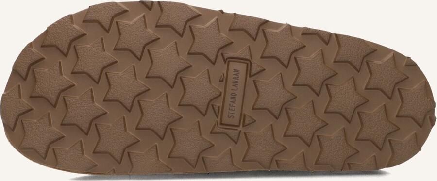STEFANO LAURAN Slippers Dames Dk56658 Maat: 37 Materiaal: Suède Kleur: Bruin