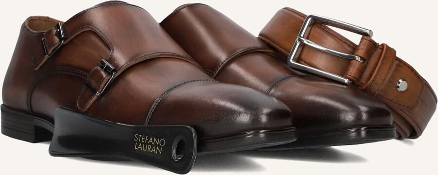 STEFANO LAURAN Nette Schoenen Heren Gesp 43 5 Leer Bruin - Foto 3