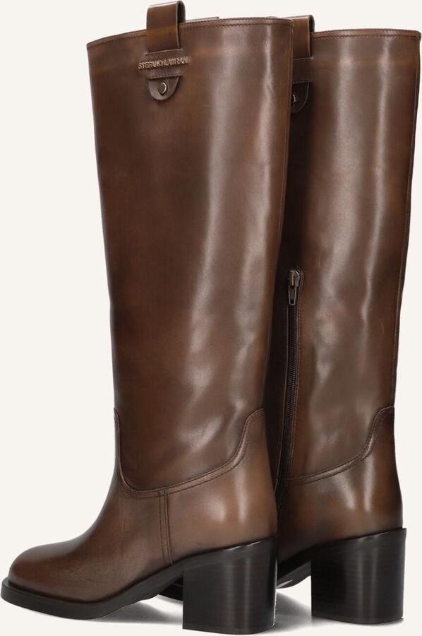 STEFANO LAURAN Hoge Laarzen Dames Gr2107 Maat: 41 Materiaal: Leer Kleur: Bruin - Foto 3
