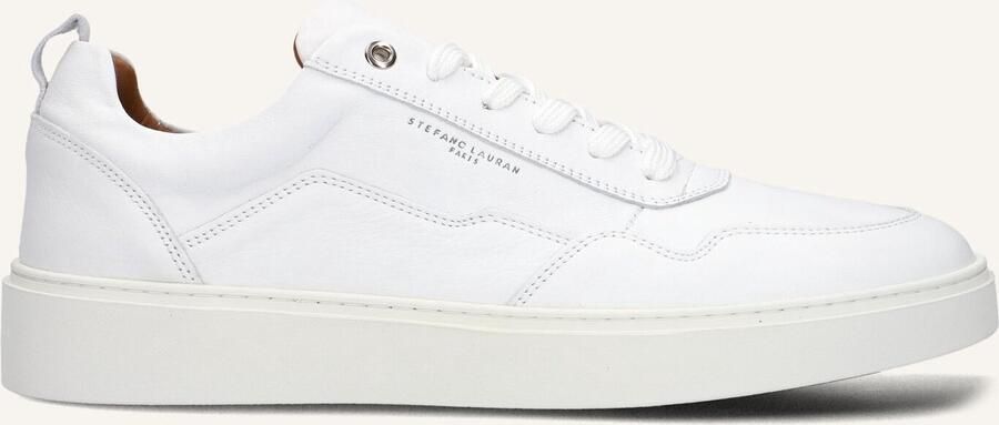 STEFANO LAURAN Lage Sneakers Heren Lj2501 Maat: 41 Materiaal: Leer Kleur: Wit - Foto 2