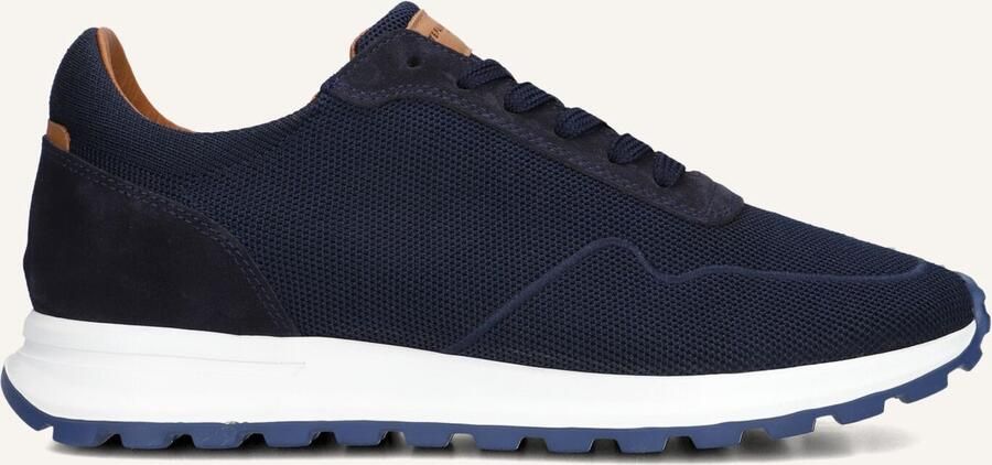 STEFANO LAURAN Lage Sneakers Heren Lj2505 Maat: 40 Materiaal: Leer Kleur: Blauw - Foto 3