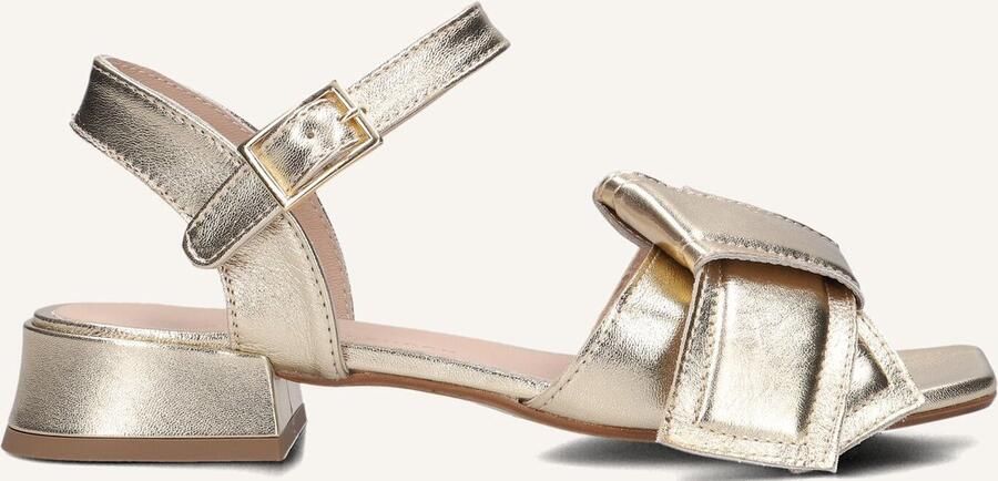 STEFANO LAURAN Sandalen met Hak Dames M100 Maat: 39 Materiaal: Leer Kleur: Goud - Foto 2