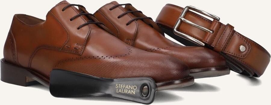 STEFANO LAURAN Nette Schoenen Heren Msh0010098 Maat: 46 Materiaal: Leer Kleur: Cognac - Foto 6