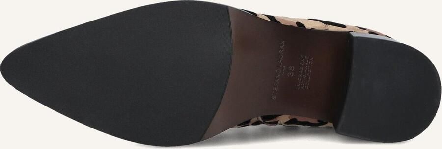 Stefano Lauran Pe2023 Enkellaarsjes Enkelboots met rits Dames Beige - Foto 2