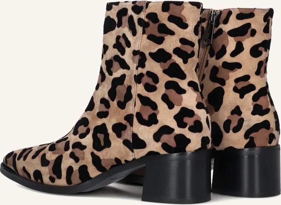 Stefano Lauran Pe2023 Enkellaarsjes Enkelboots met rits Dames Beige - Foto 2