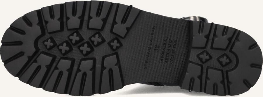 STEFANO LAURAN Biker Boots Dames Pe2052 Maat: 37 Materiaal: Leer Kleur: Zwart - Foto 2