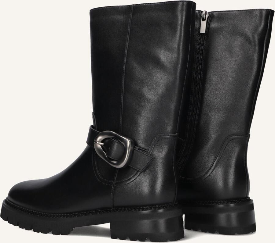 STEFANO LAURAN Biker Boots Dames Pe2052 Maat: 36 Materiaal: Leer Kleur: Zwart - Foto 2