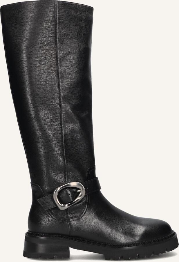 STEFANO LAURAN Hoge Laarzen Dames Pe2053 Maat: 37 Materiaal: Leer Kleur: Zwart - Foto 3