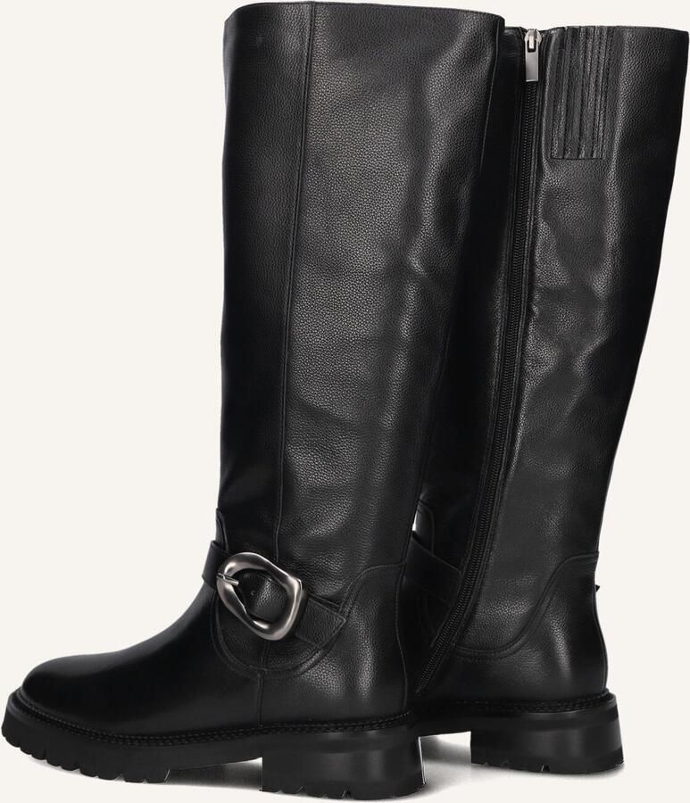 STEFANO LAURAN Hoge Laarzen Dames Pe2053 Maat: 37 Materiaal: Leer Kleur: Zwart - Foto 2