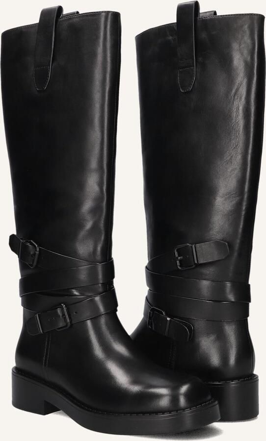 STEFANO LAURAN Hoge Laarzen Dames Pe2058 Maat: 37 Materiaal: Leer Kleur: Zwart - Foto 2