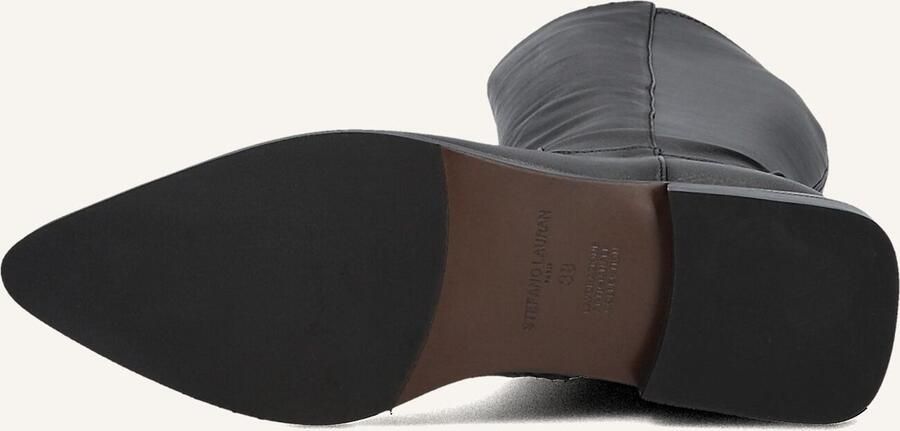 STEFANO LAURAN Hoge Laarzen Dames Pe2059 Maat: 41 Materiaal: Leer Kleur: Zwart - Foto 3