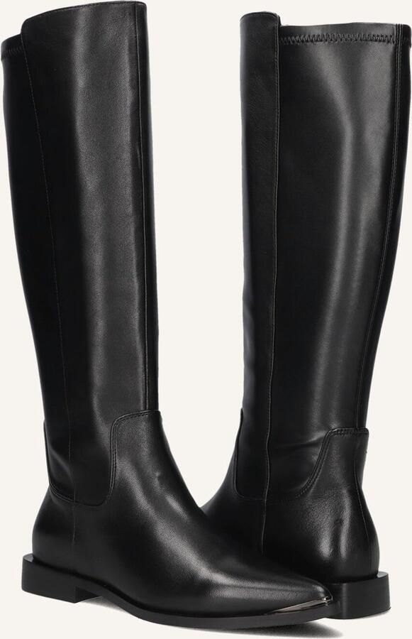 STEFANO LAURAN Hoge Laarzen Dames Pe2059 Maat: 41 Materiaal: Leer Kleur: Zwart - Foto 2