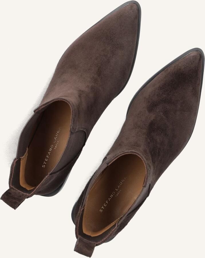 STEFANO LAURAN Chelsea Boots Dames Pe2061 Maat: 37 Materiaal: Suède Kleur: Bruin - Foto 2