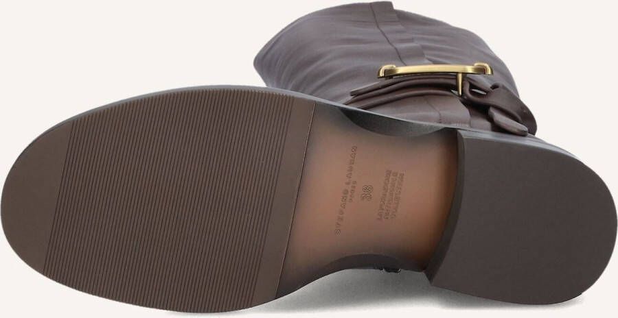 STEFANO LAURAN Hoge Laarzen Dames Pe2076 Maat: 40 Materiaal: Leer Kleur: Bruin - Foto 2