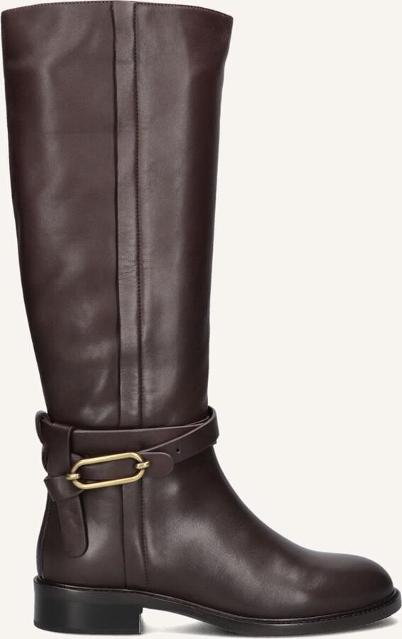 STEFANO LAURAN Hoge Laarzen Dames Pe2076 Maat: 37 Materiaal: Leer Kleur: Bruin - Foto 2