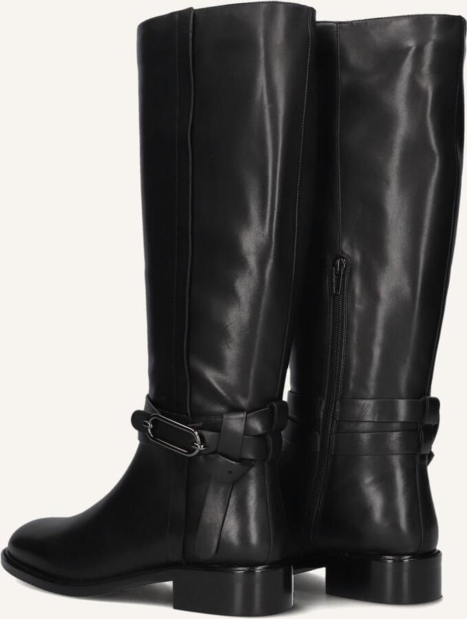 STEFANO LAURAN Hoge Laarzen Dames Pe2076 Maat: 39 Materiaal: Leer Kleur: Zwart - Foto 2