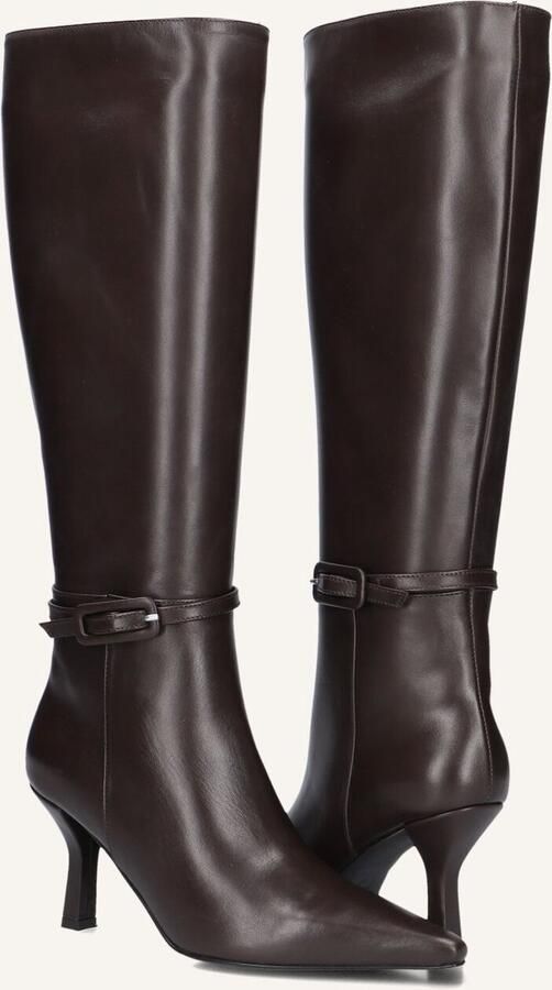 STEFANO LAURAN Hoge Laarzen Dames Penny3 Maat: 36 Materiaal: Leer Kleur: Bruin - Foto 2