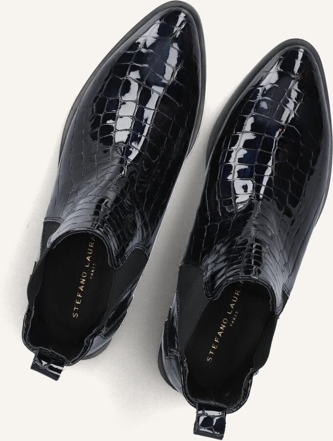 STEFANO LAURAN Enkellaarsjes Dames S3298 Maat: 42 Materiaal: Lakleer Kleur: Blauw - Foto 3